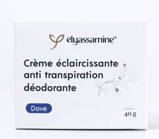 créme éclaircissante anti transpirayion déodorante